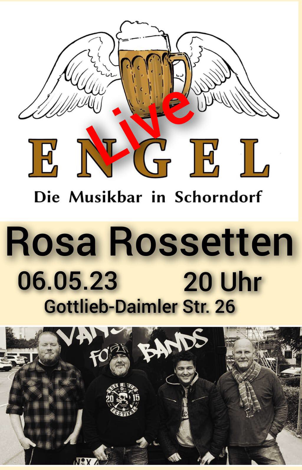 Rosa Rossetten am 06.05.2023