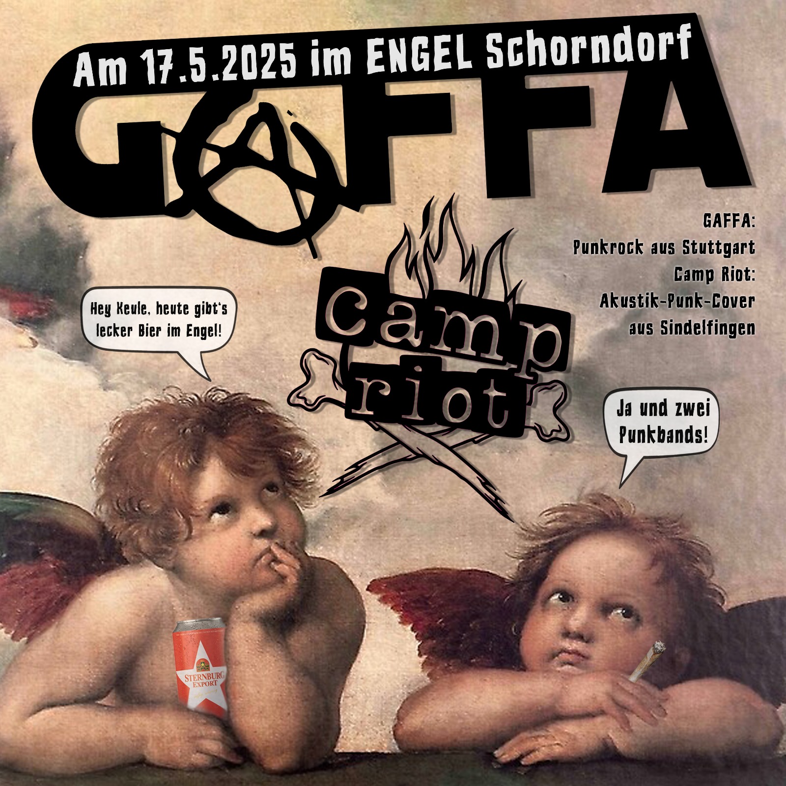 Gaffa & Camp Riot im Engel